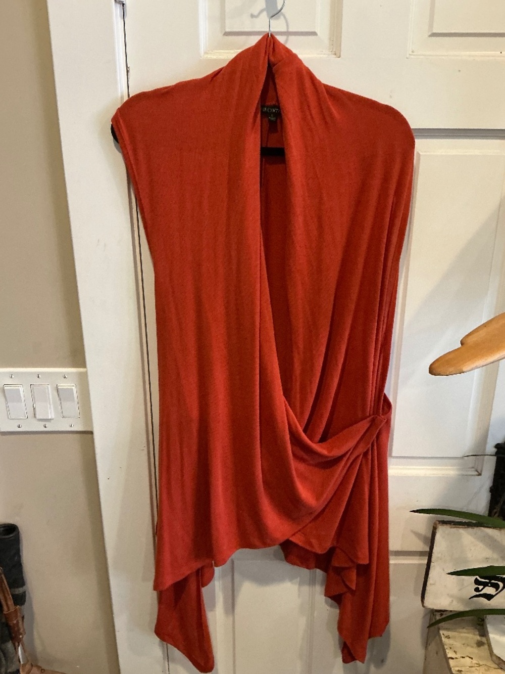 For Cynthia wrap type sweater in size large